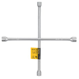 llave cruz cromada para auto