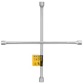 llave cruz cromada para auto