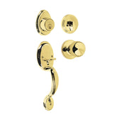 cerradura laton doble pomo