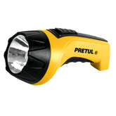 linterna de led recargable de plastico pretul