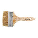 Brocha 4" pelo natural mango de madera pretul