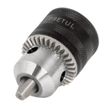 Mandril para taladro de 3/8" con llave pretul