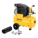 Compresor de 20 l on 11 aesorios neum