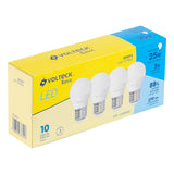 multipacks de 4 lamparas de led tipo bulbo