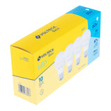 multipacks de 4 lamparas de led tipo bulbo