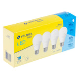 multipacks de 4 lamparas de led tipo bulbo