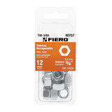 BlÃster con tuercas hex de acero galvanizado,