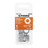 BlÃster con tuercas hex de acero galvanizado,