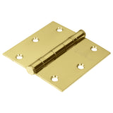 bisagra cuadrada laton plana
