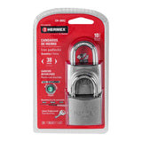 candados de hierro gancho corto 2 piezas