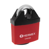 Candado 65mm llave anti-ganzua de hierro hermex
