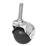 Rueda esfeica 50mm con espiga oscada caga 50kg de polipopileno hemex