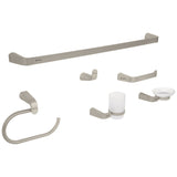 Juego de 6 accesorios para baño acabado satín