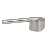 Puño ara monomando de lavamanos cuello corto satinado de metal foset