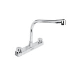 Mezcladora 8" fregadero, ABS, cuello cobra