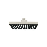 Regadera cuadrada 8", ABS, sin brazo