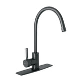 monomando para fregadero cuello alto