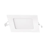 luminario ultra delgado led empotrar cuadrado luz calida