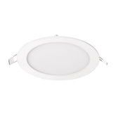 luminario ultra delgado led empotrar redondo luz calida