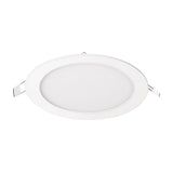 luminario ultra delgado led empotrar redondo luz calida