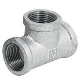 tee sencilla de hierro galvanizado