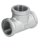 tee sencilla de hierro galvanizado