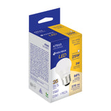 Bombillo LED 3W (25W) luz blanca cálida