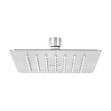 Regadera cuadrada 6", acero inox, sin brazo