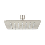 Regadera cuadrada 6", acero inox, sin brazo