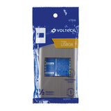 Placa de acero inox con 1 ventana 1.5 módulos