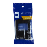 Placa negra de 1 ventana 1.5 módulos 