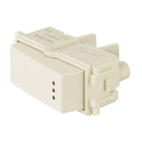 Interruptor sencllo de 3 vas con luz ploto crema sn tapa lnea talana volteck