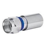 Conetor oaxial rg6 de ompresión 2pzas