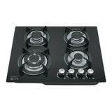 Estufa d gas mpotrabl 4 qumadors vidrio tmplado fost