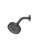 Ducha reona e abs 4-1/4" brazo y cabeza negro m.