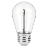 Bomillo 1w 120v de led con filamento luz calida s14 volteck