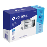 Juego de 4 bombillos 9w 120v bao consumo luz espiral blanca t2 volteck