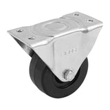 rodaja de hule con placa fija