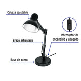 Lámpara de escritorio con brazo osciant