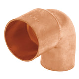 codo 90 de cobre reducido