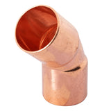 codo 45 de cobre