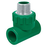 tee de ppr 1 2 20 mm macho