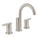 MEZCLADORA DE FREGADERO CUELLO CURVO SATINADA CON PUÑO PALANCA SEPARADOS FOSET ELEMENT