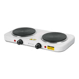 Estufa lctrica 2000w 2 hornillas tipo disco blanca voltck