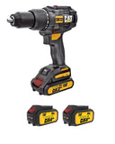 TALADRO ROTOMARTILLO 1/2" INALAMBRICO, 2 BATERIAS 18V/2AH DX12 CAT