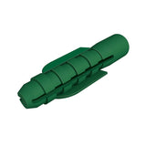 Funda con 50 piezas de tarugos plasticos verdes de 1/2" iero+