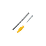 Kit 20 taq 7/32", pijas #8 y broca 1/4"