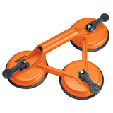 Ventosa de aluminio para idrio de tres copas truper