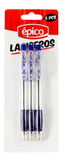 Set de lapicero 3 pieza azul epico ar8262-3a