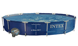 Piscina 12´x´30 c/armazon y filtro intex